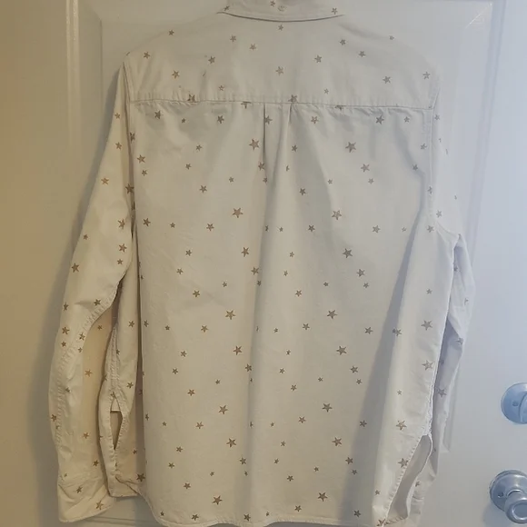 J. Crew Women's Beige Star Shirt Jacket - Picture 4 of 5